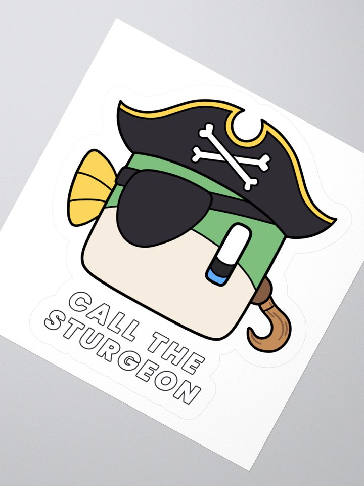 Call The Sturgeon Sticker! product image (4)