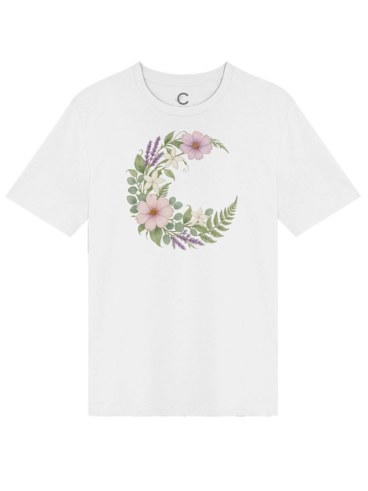 Floral Moon Organic T-Shirt product image (2)