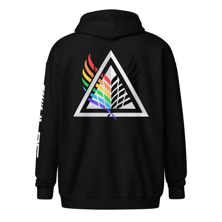 Zip-Up Hoodie - Winged Prism/Lilac (White lettering) product image (1)