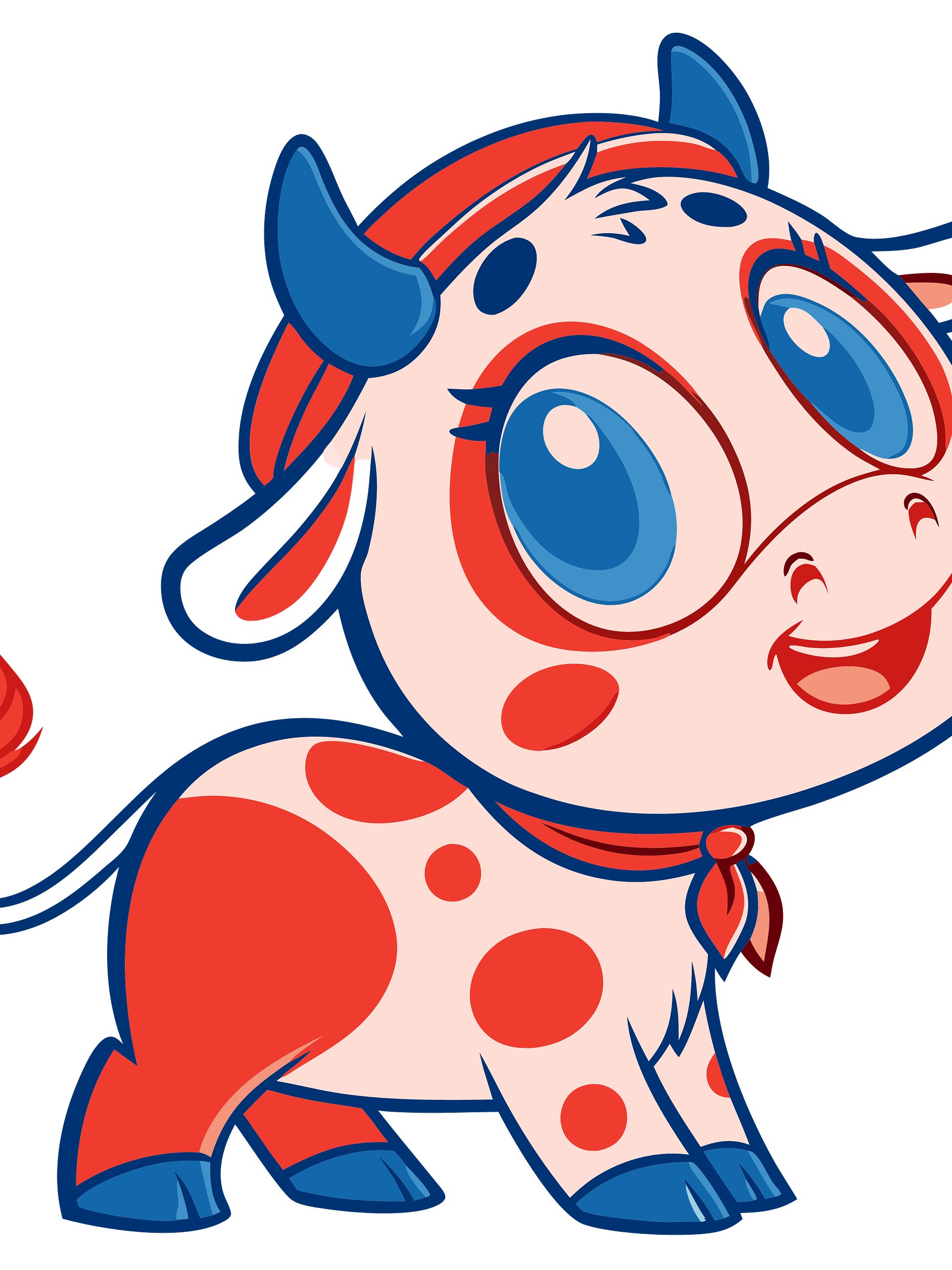 Clipart - Cute Baby Cows product image (10)