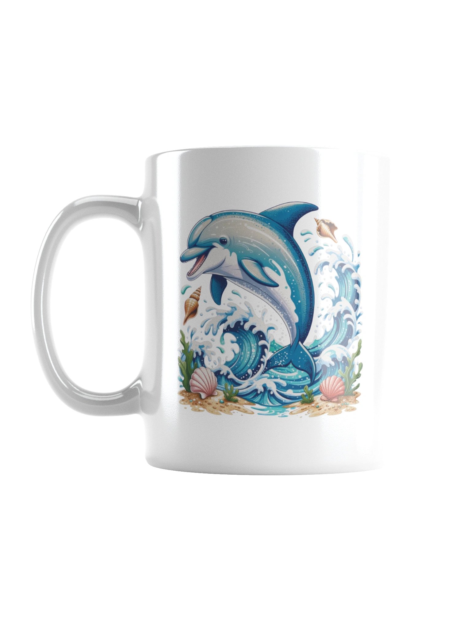 Dolphin Morning Splash Coffee Mug product image (1)