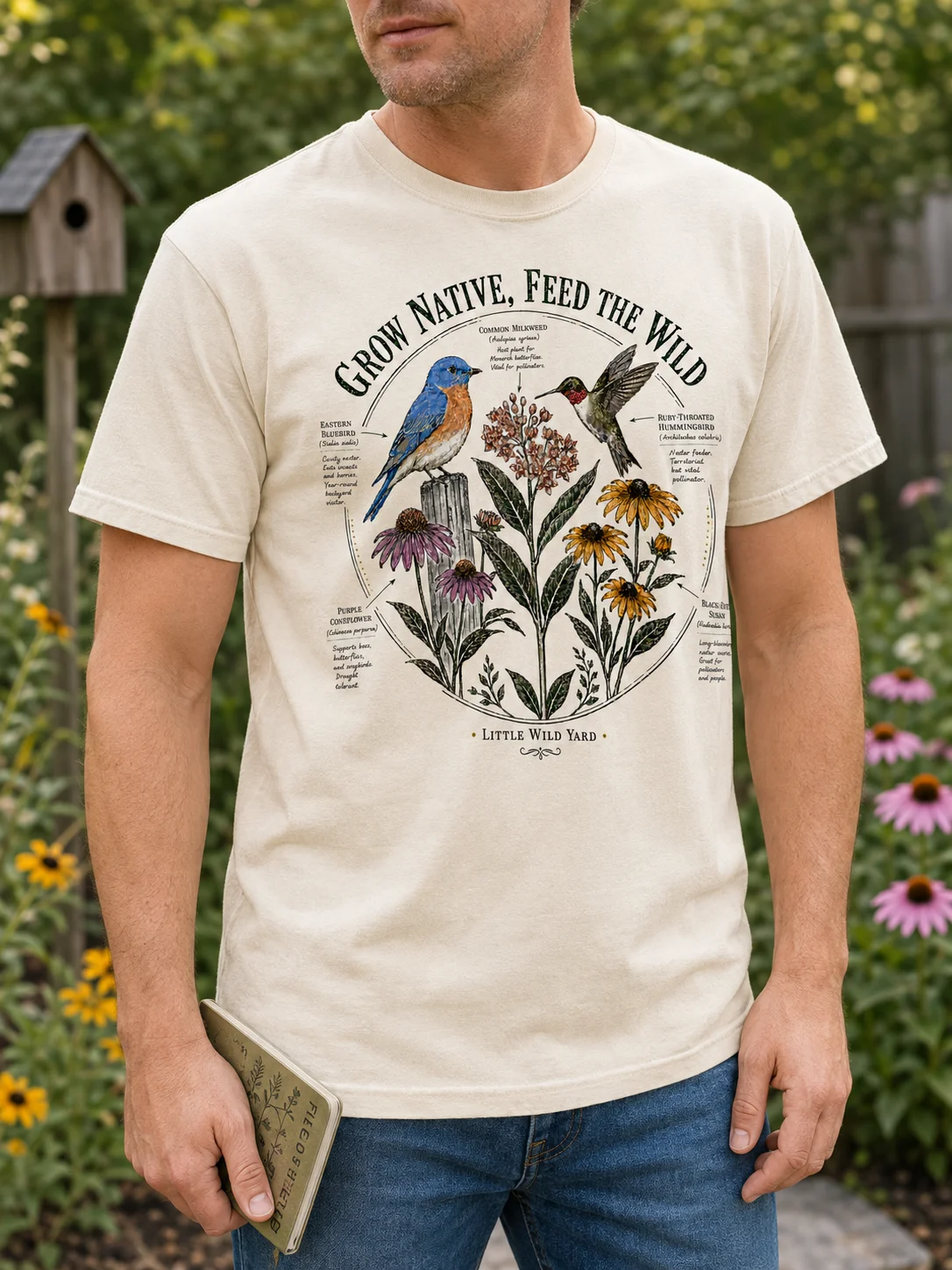 Grow Native, Feed the Wild T-shirt product image (3)