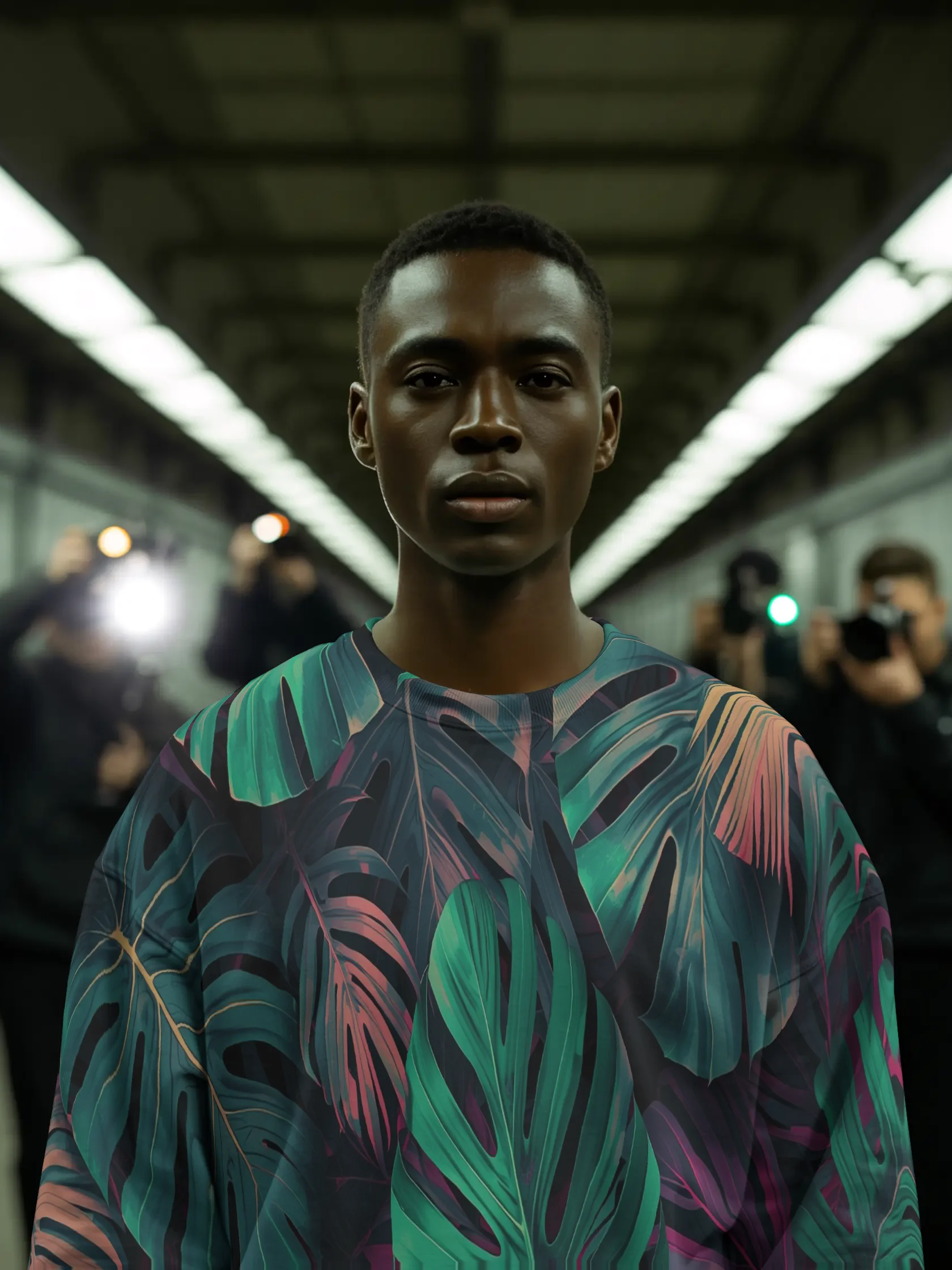Tropical Foliage All-Over Print Unisex Sweatshirt product image (3)