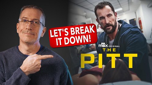 Looking for an excuse to rewatch The Pitt? Join me as I break down Episode 1 from a writer's perspective and share lessons yo...
