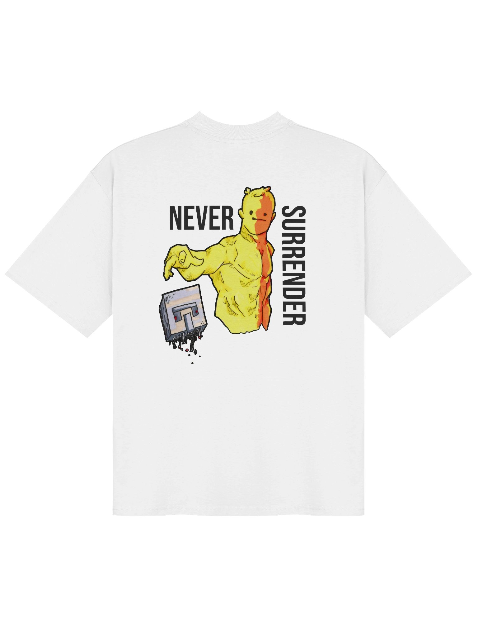 NEVER SURRENDER - itzoutlaw Premium Oversized T-Shirt product image (1)