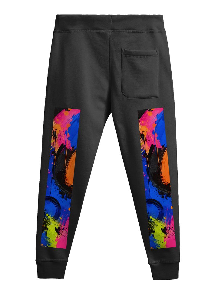 Neon Abstract Panel Joggers product image (2)
