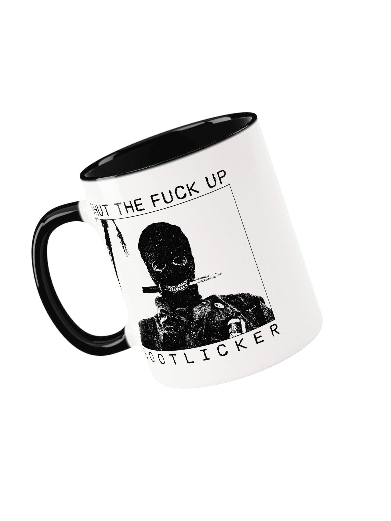 SHUT THE FUCK UP BOOTLICKER (BLACK) product image (3)