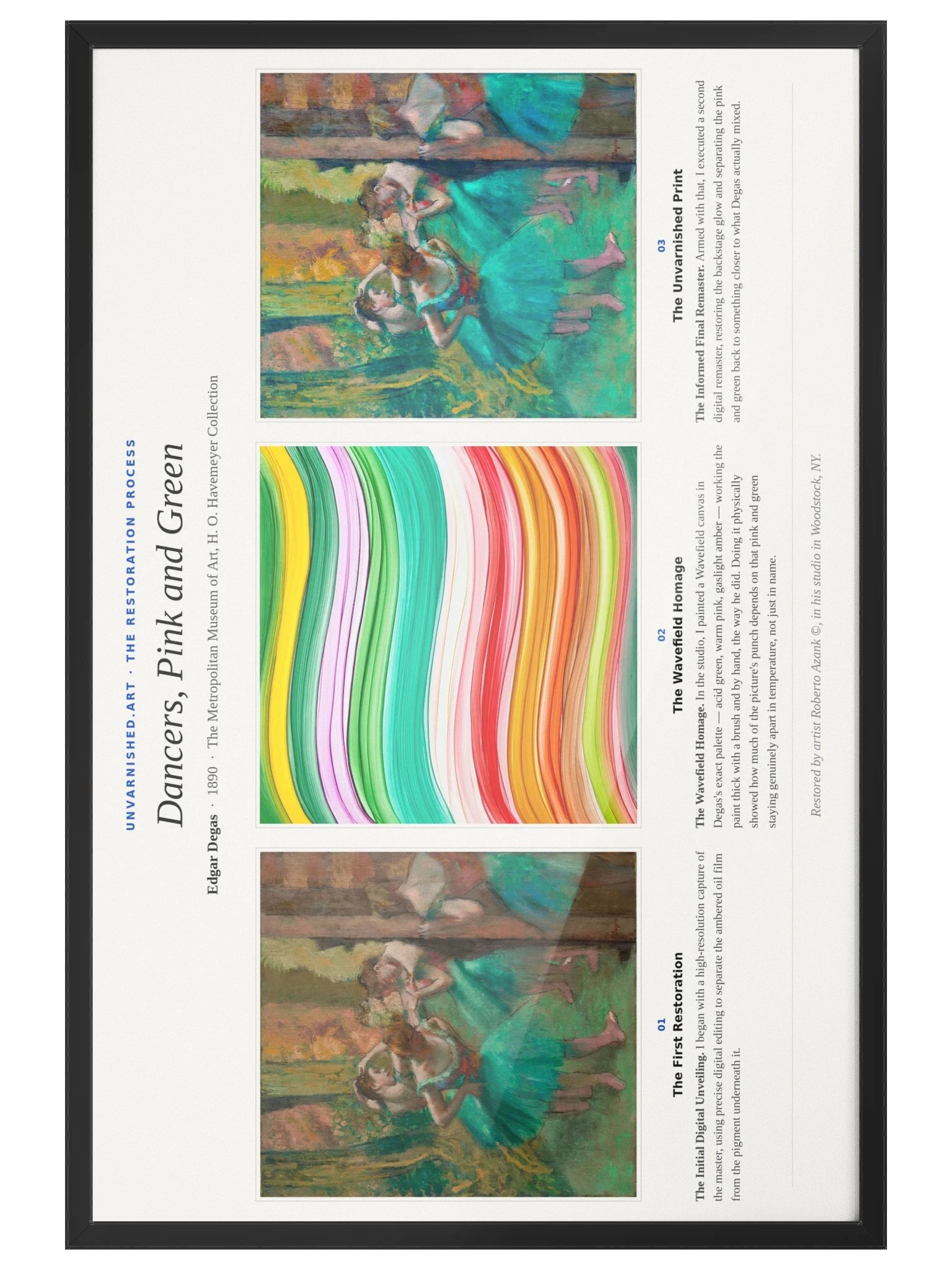Dancers, Pink and Green — Framed Process Poster product image (4)