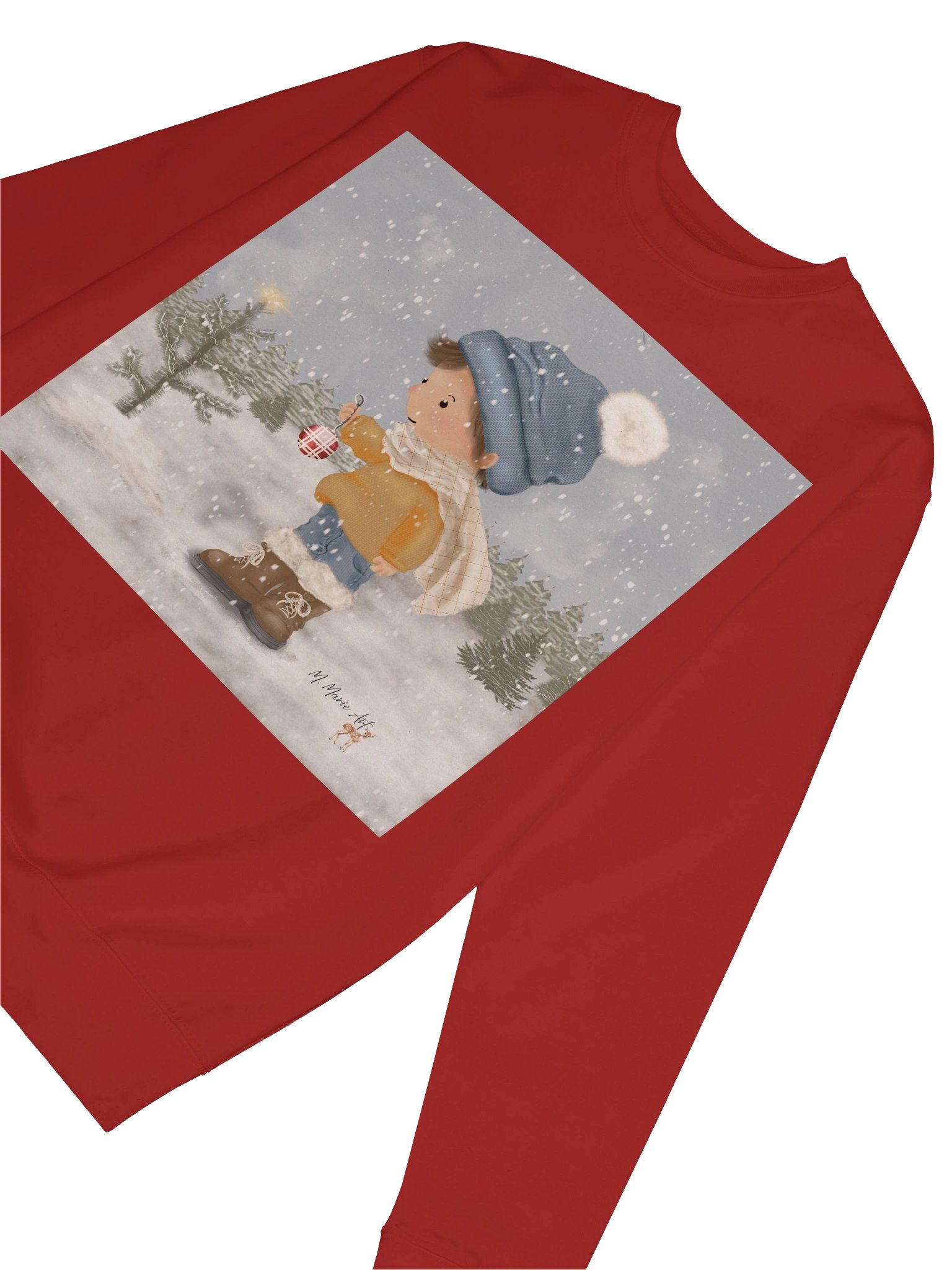 MMarieArt Winter Ornament Sweatshirt product image (6)