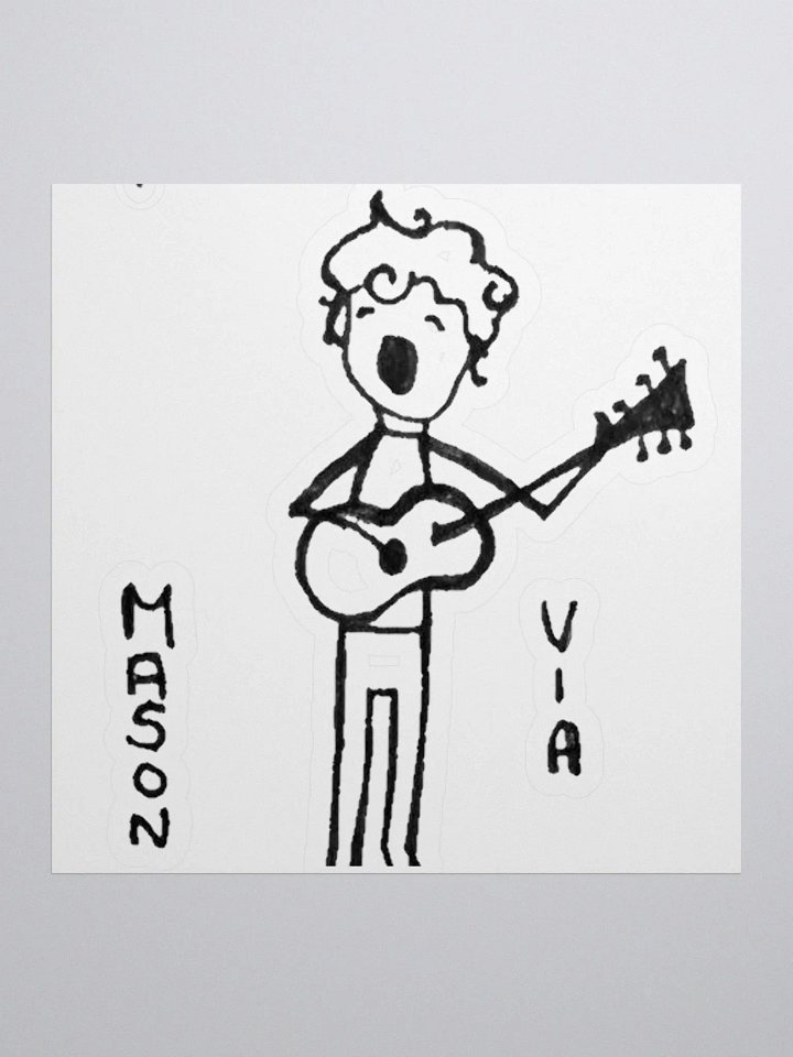 cartoon mason sticker product image (1)