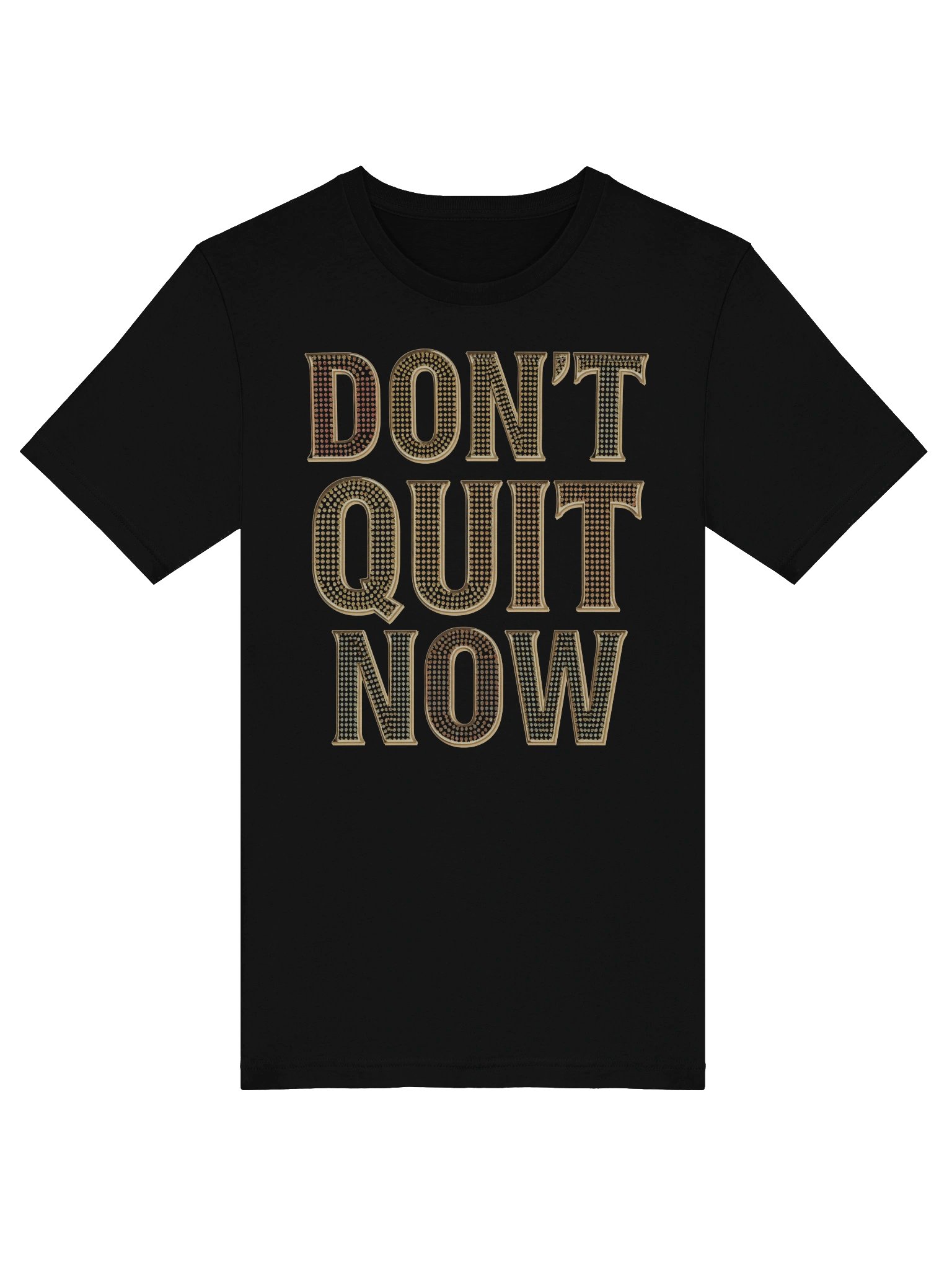 Sparkling Sequin Don't Quit Now - Stay on Track T-Shirt product image (5)