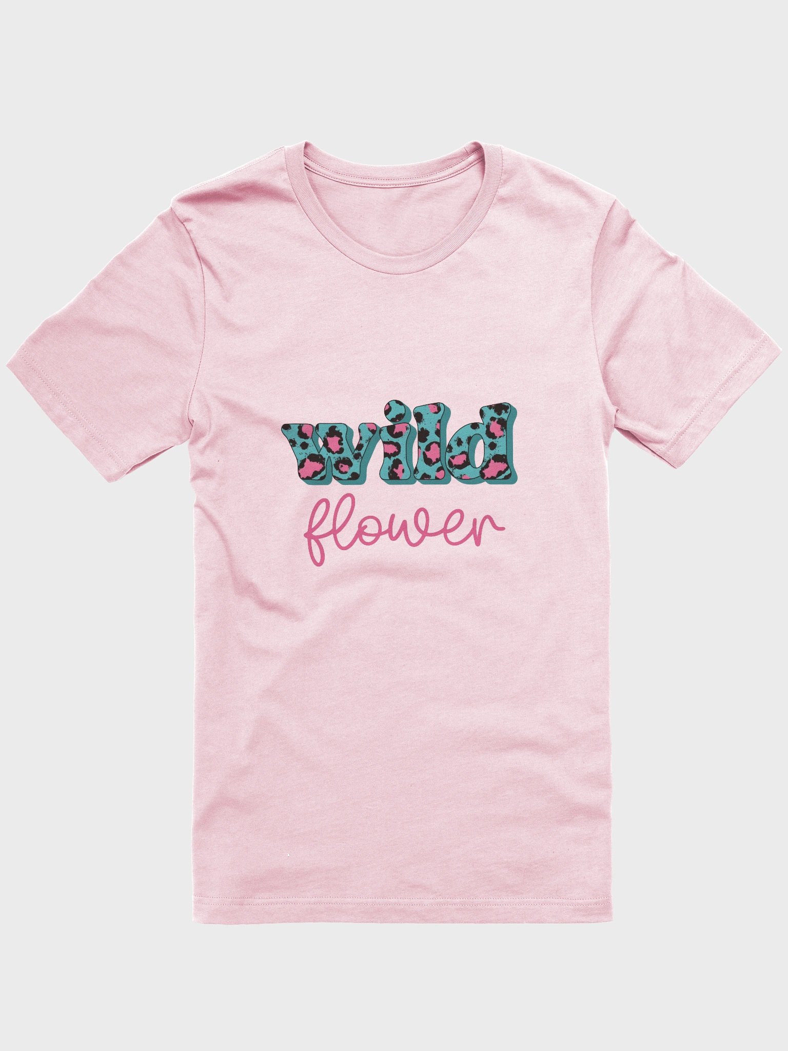 Wild Flower Leopard Print Tee product image (1)