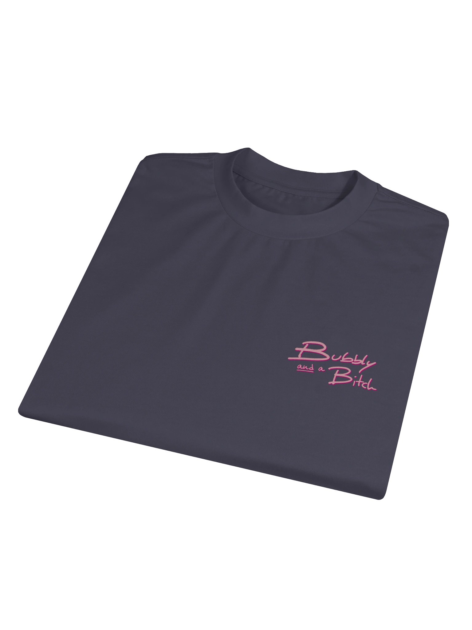 Bubbly and a B (pink shadow design) heavyweight long-sleeve product image (16)