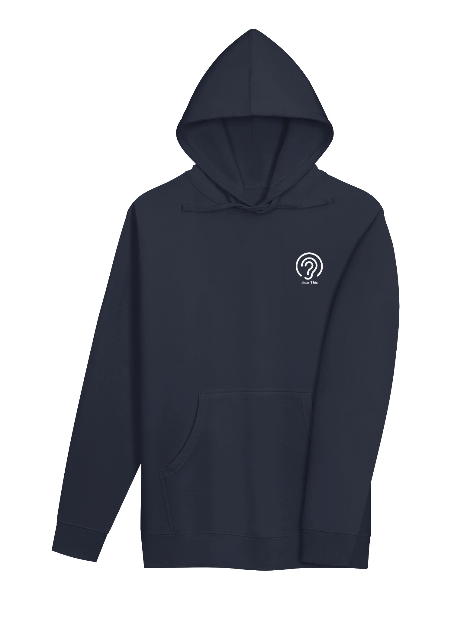 Independent Trading Co. Midweight Hoodie - White Embroidery product image (16)