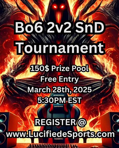Times running out! Make sure to sign up before 4:30pm 3/28/2025 for your chance at 150$. #callofduty #callofdutytournament #b...