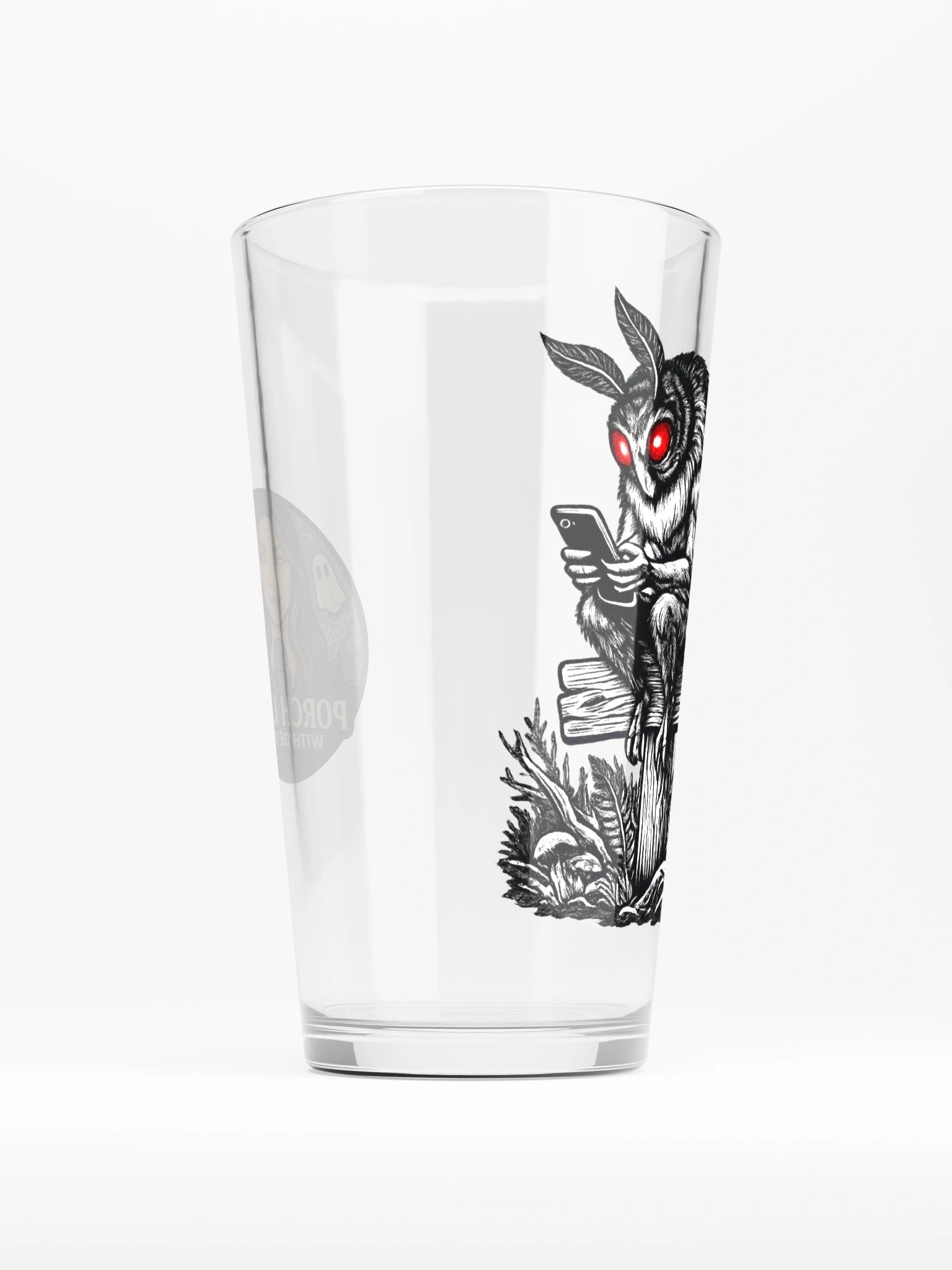 MOBILE MOTHMAN SHAKER PINT GLASS 16oz product image (2)
