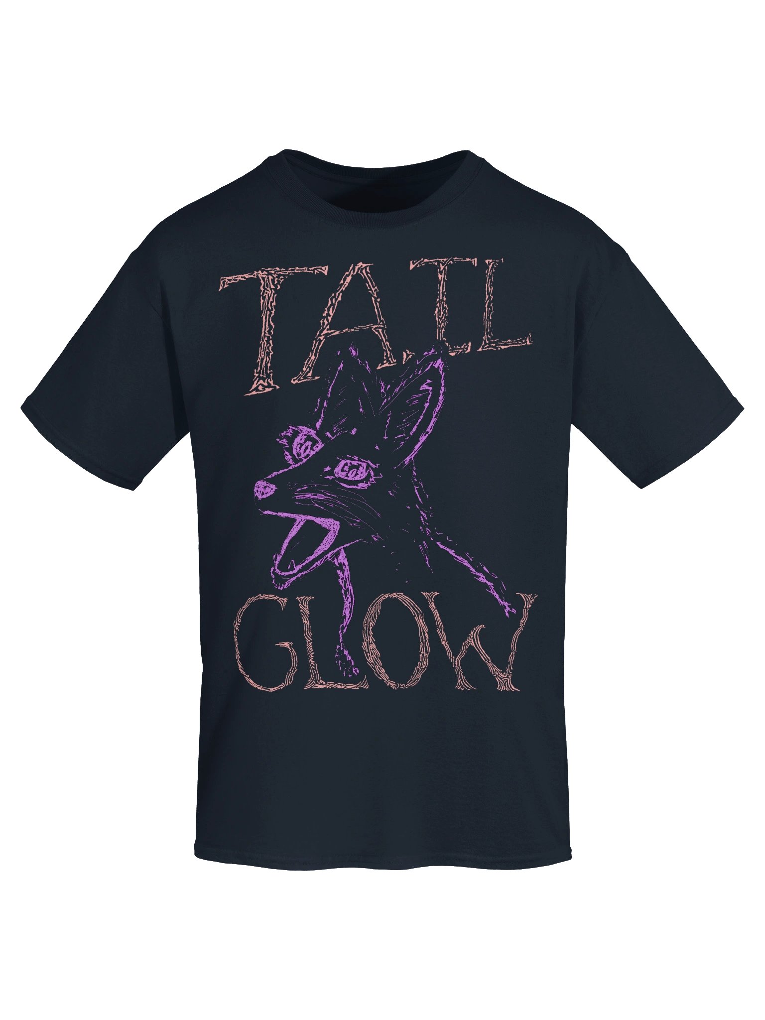 Tail Glow - Screaming Fox T-shirt - Navy product image (5)