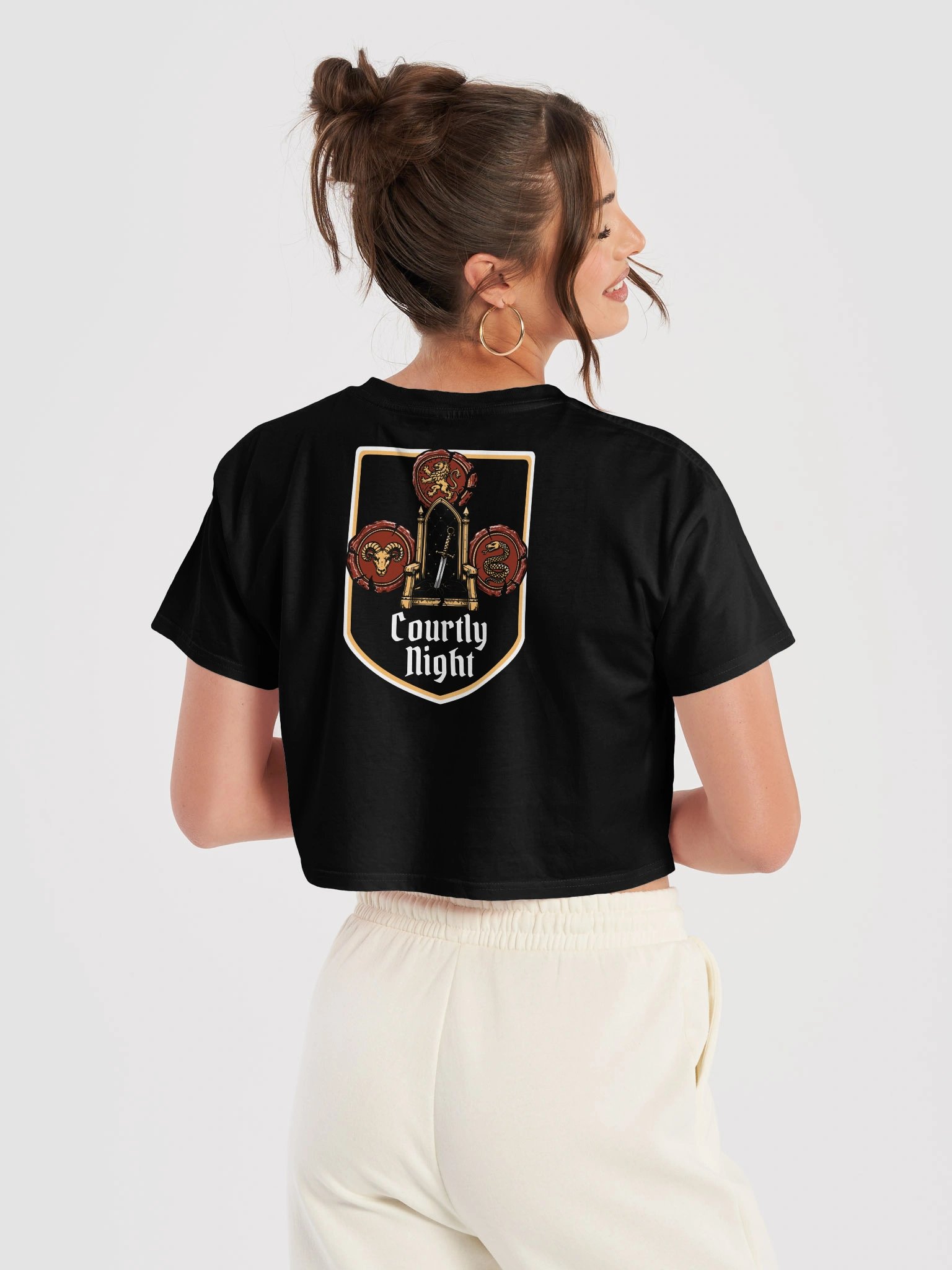 Courtly Night - HRL Crop T product image (6)