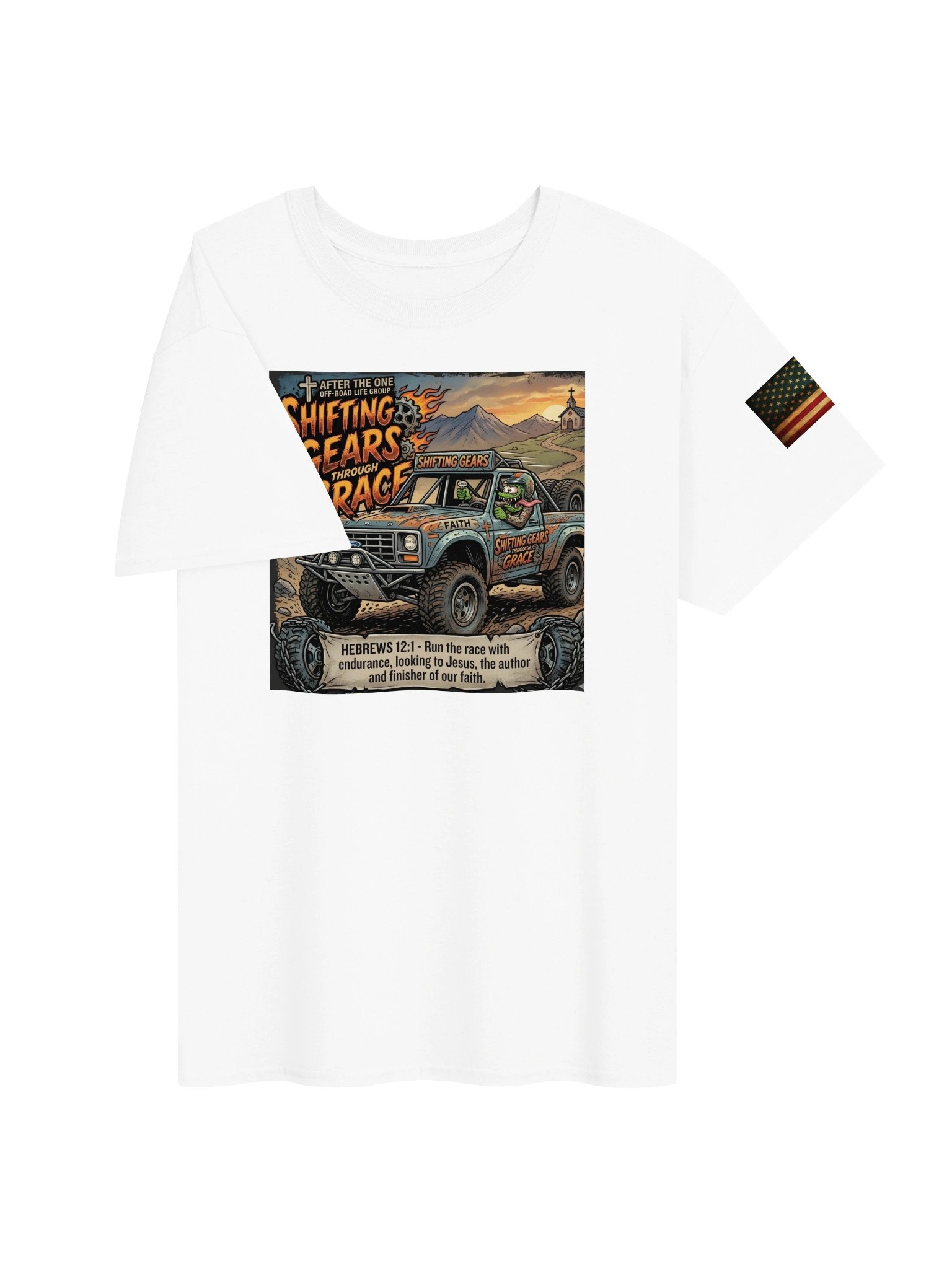 Shifting Gears through God's Grace Life Group Shirt product image (3)