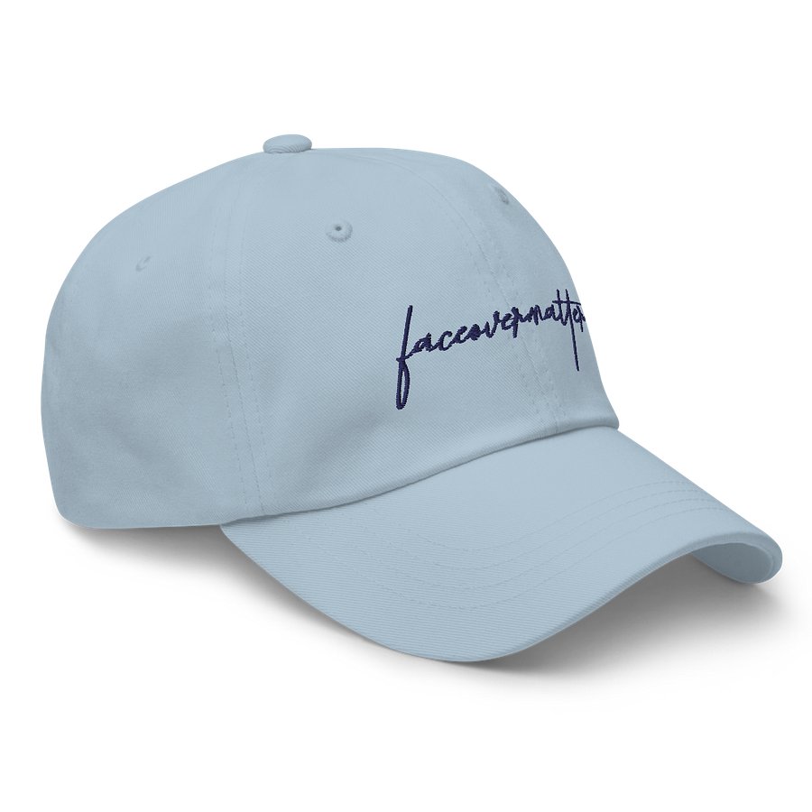 Faceovermatter Dad Hat (Light Blue) product image (3)