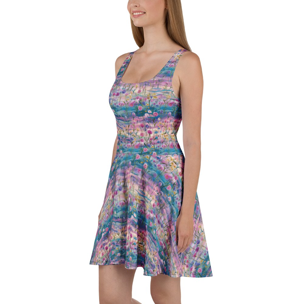 Whimsical Whispers Floral Skater Dress product image (2)