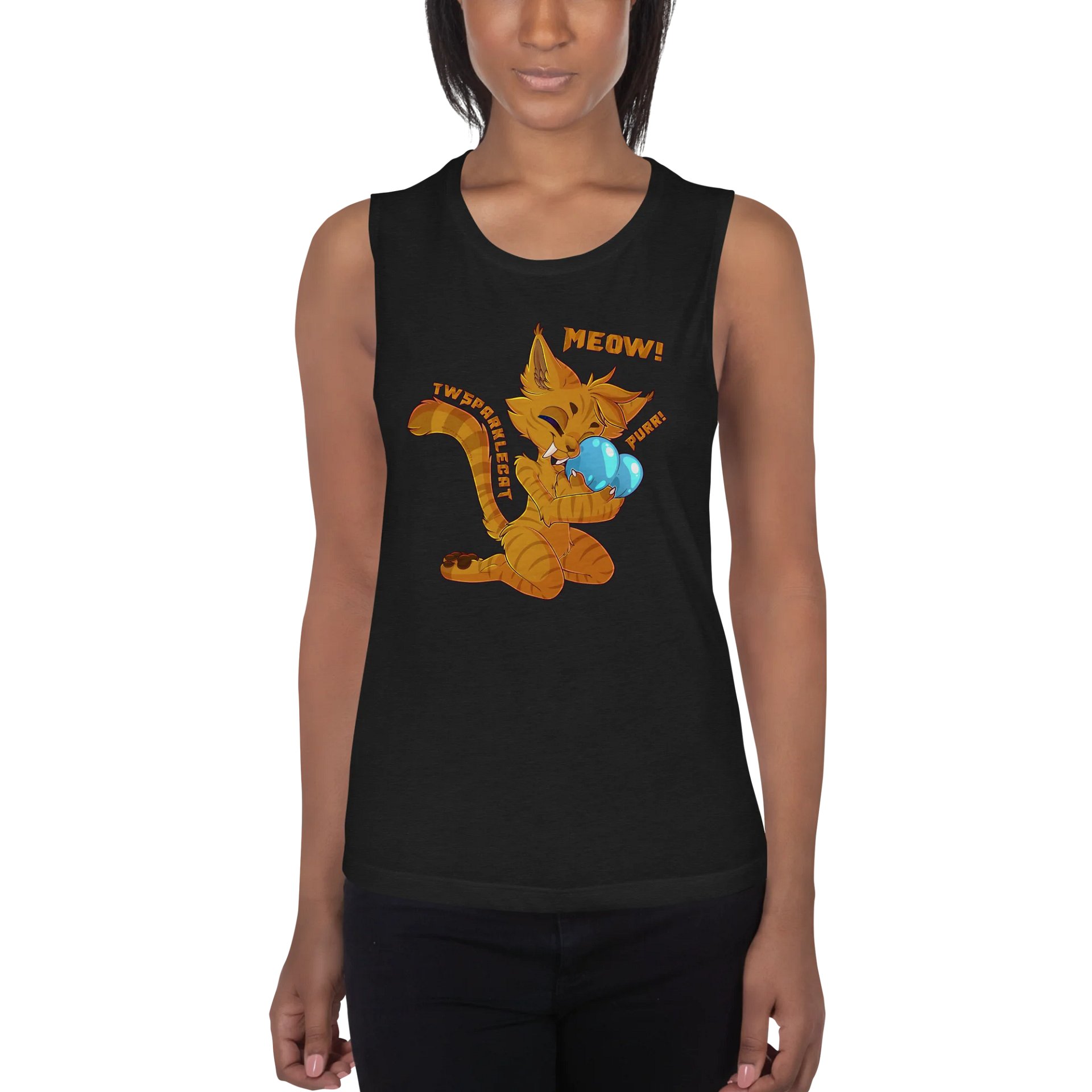 Meow Magic Flowy Tank product image (4)