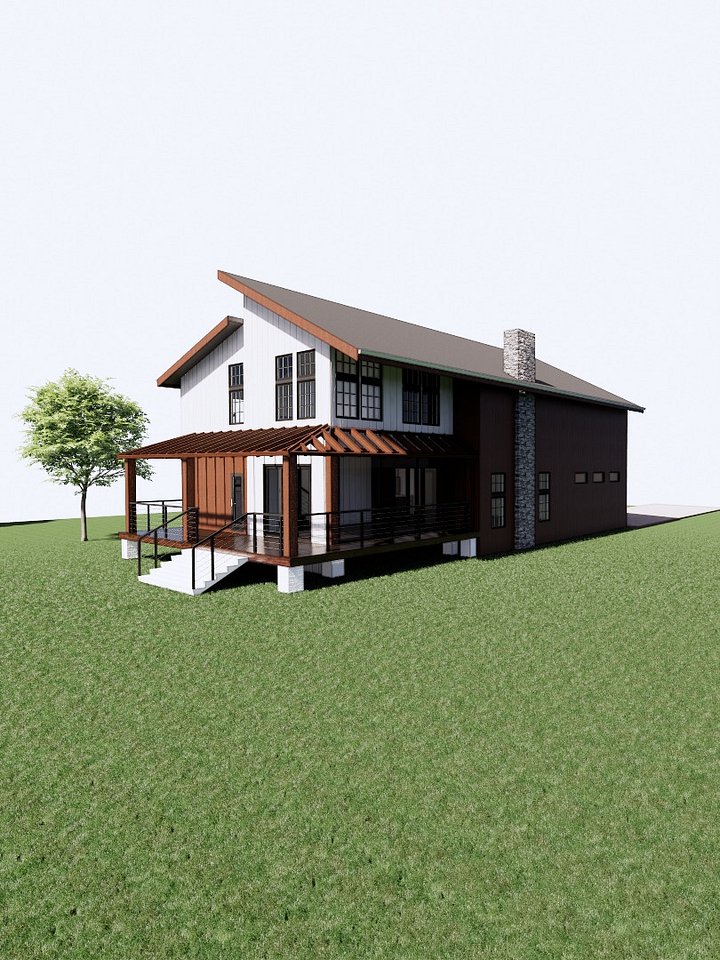 A Modern Two-Story Home - Design Package product image (1)