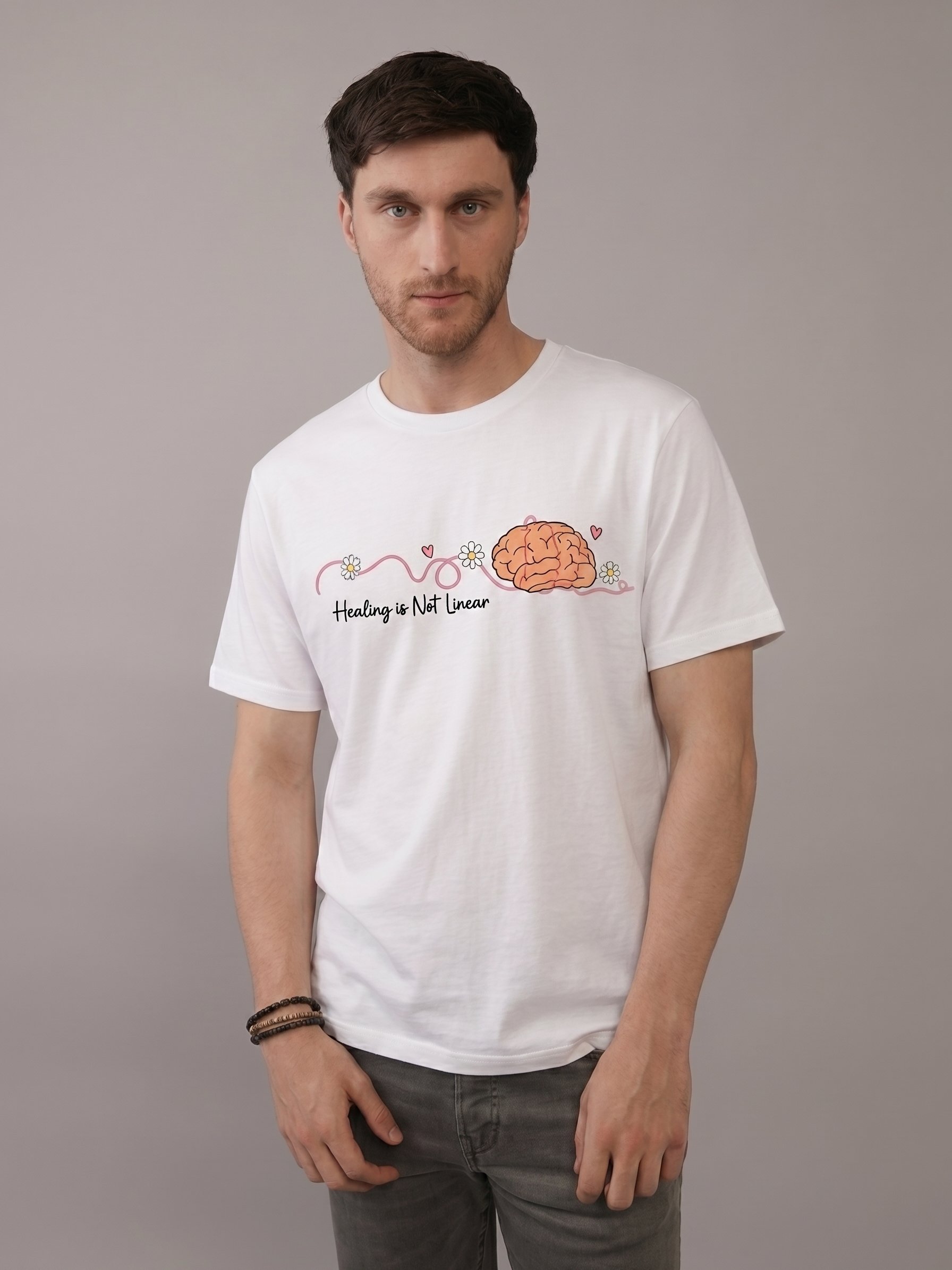 Healing Is Not Linear T-Shirt – Mental Health Awareness Tee | The Rest Club Co. product image (2)