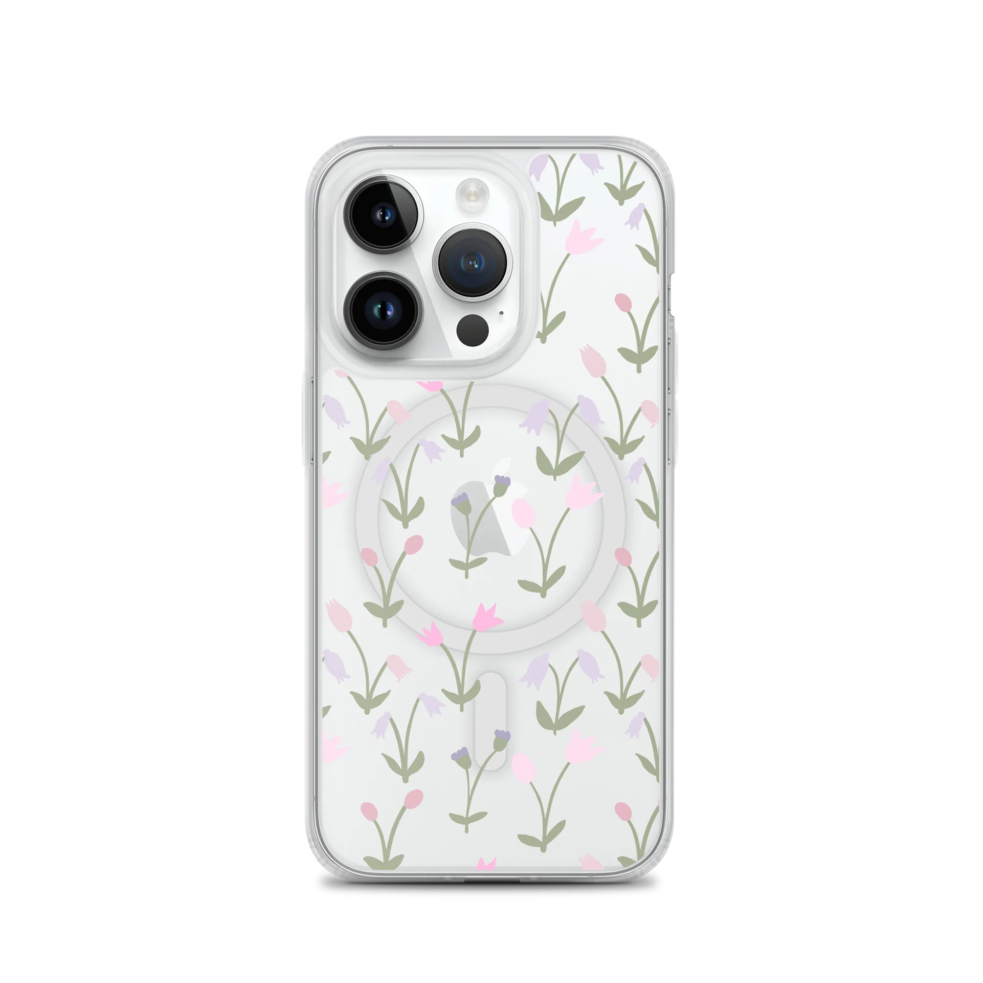 TULIPS AND BLUE BELLS GARDEN MagSafe® Clear Case product image (3)