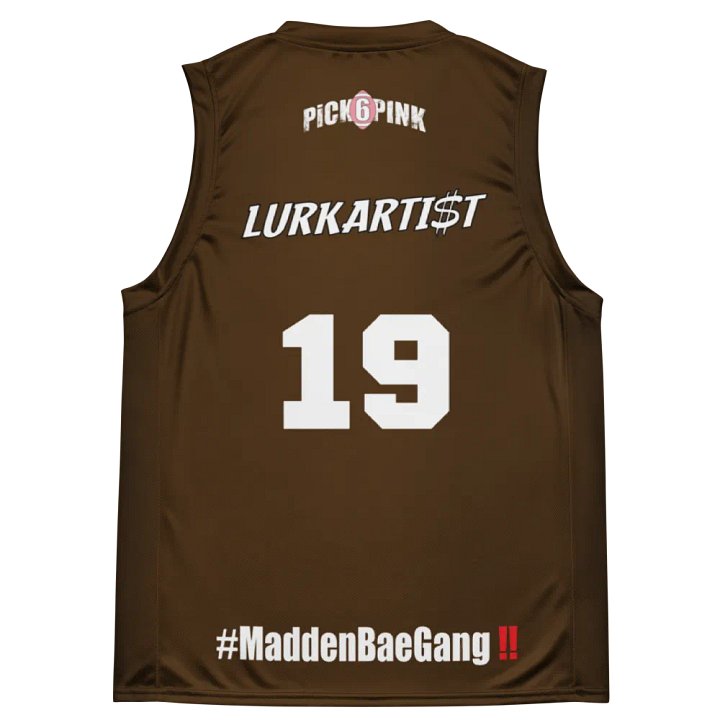 MaddenBae Gang Jersey 👨‍🎨 (Brown + White Logo) product image (2)