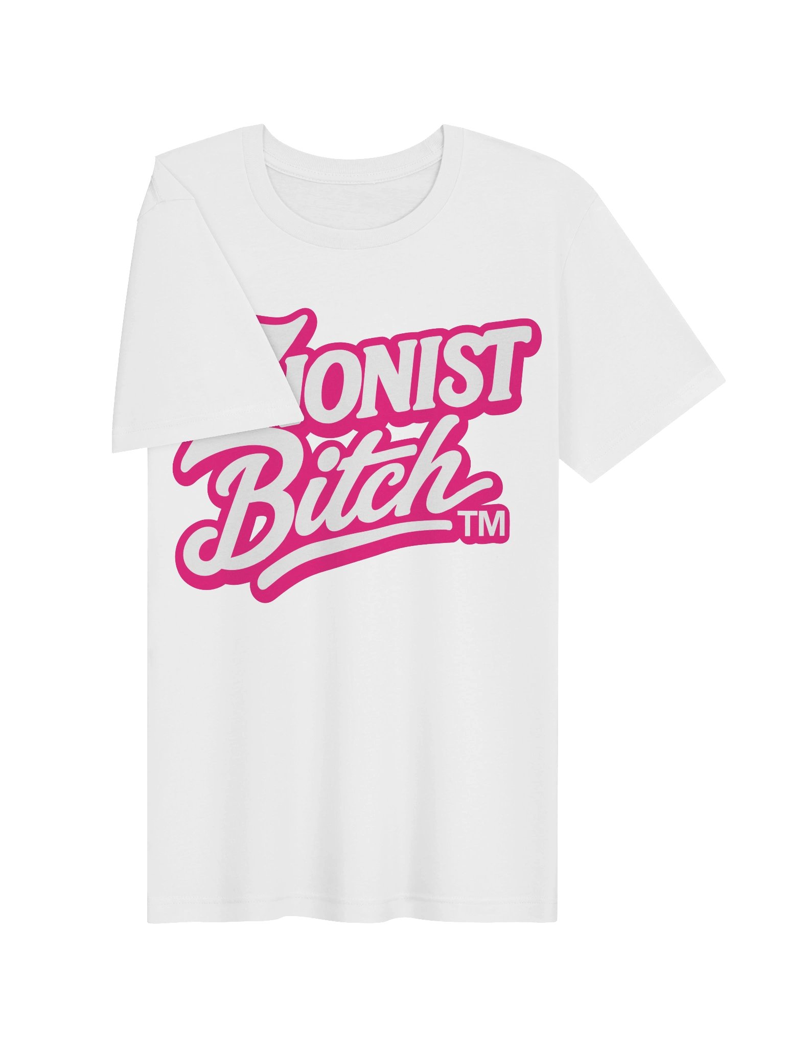 Zionist Bitch Script Tee (White) product image (3)