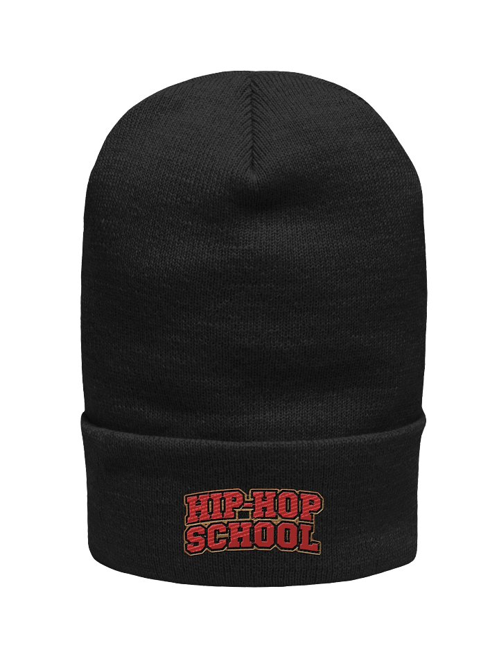 Bold Red 'HIP-HOP SCHOOL' Beanie product image (3)