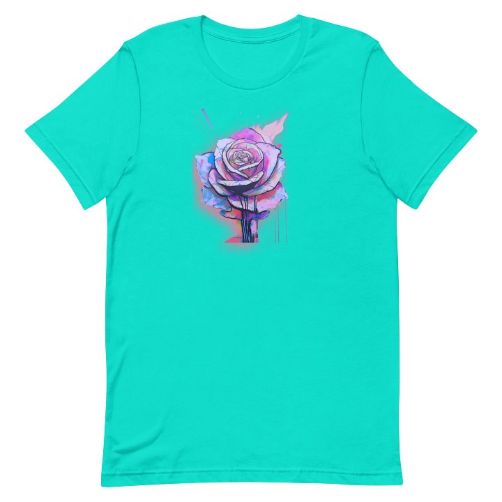 Expressive Rose Art T-Shirt product image (2)