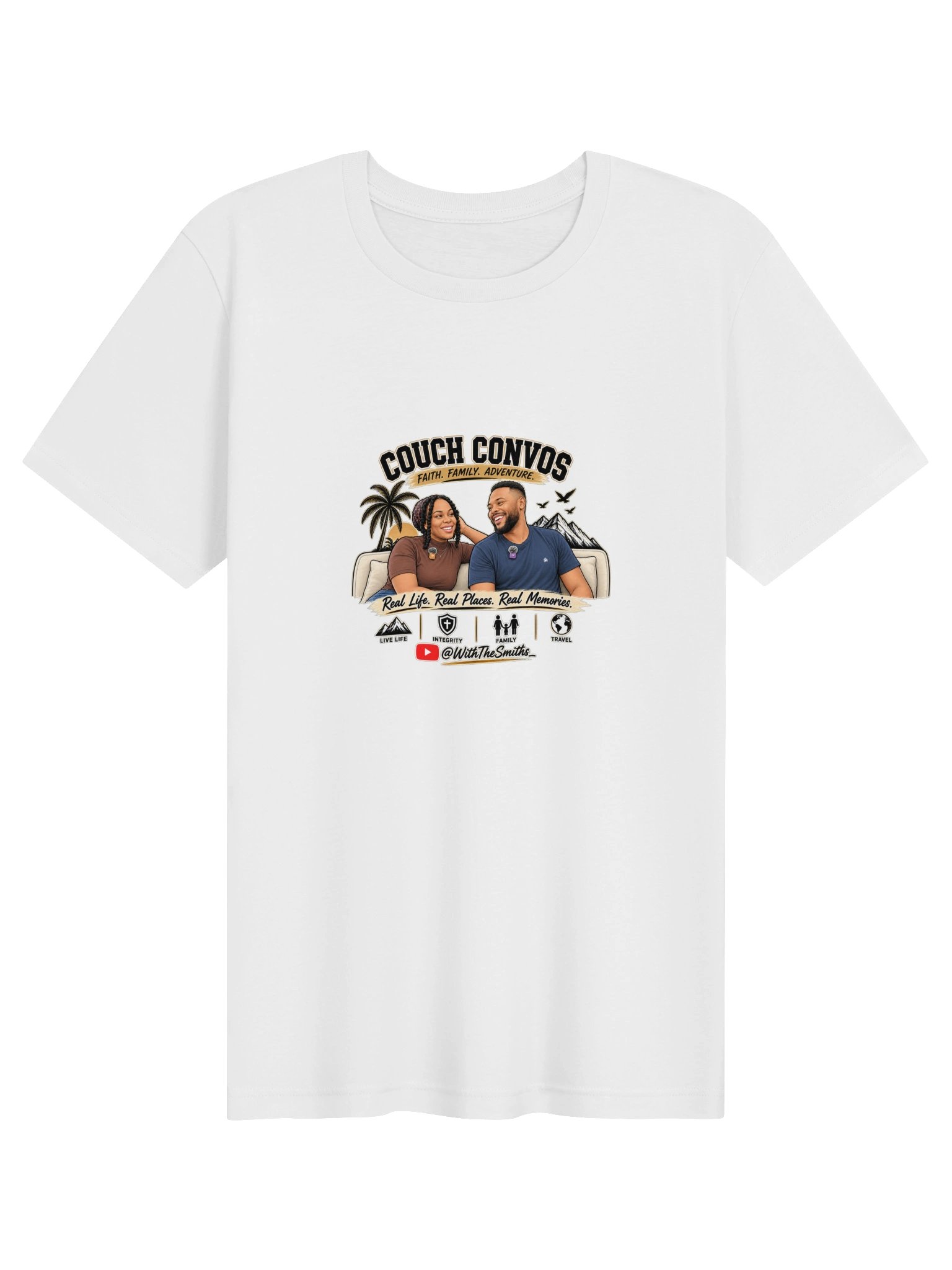 WTS White Tee - Couch Convos (front only) product image (1)