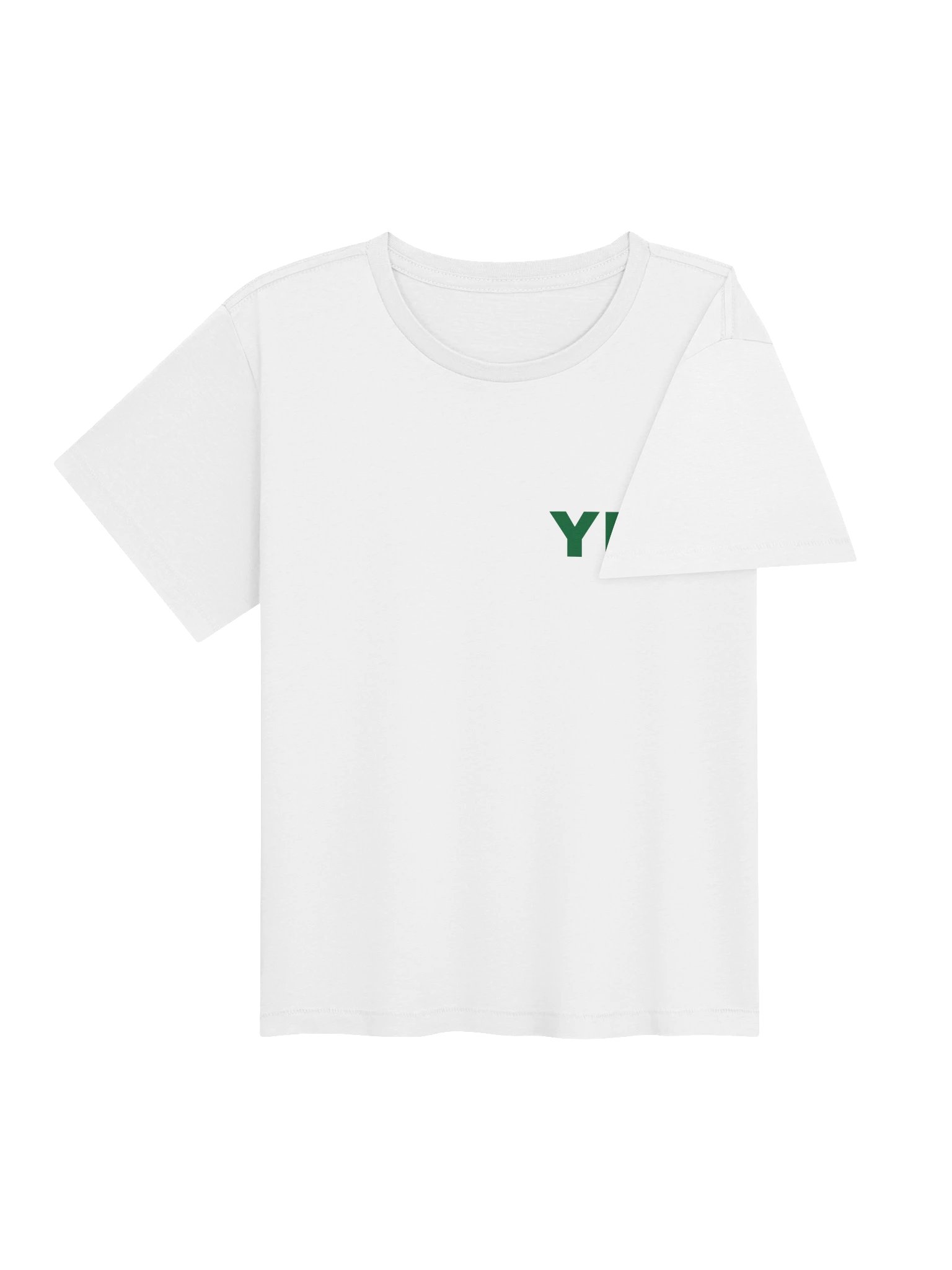 No ShopCo Cotton Heritage Women's High-Waisted Medium Green Yet Tee product image (22)