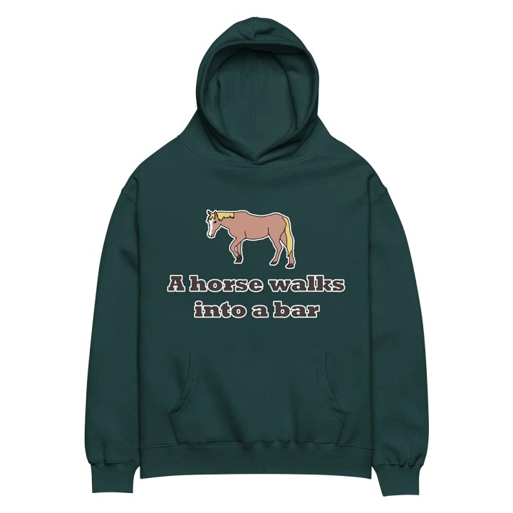 A Horse Is Slapped Onto A Hoodie product image (2)