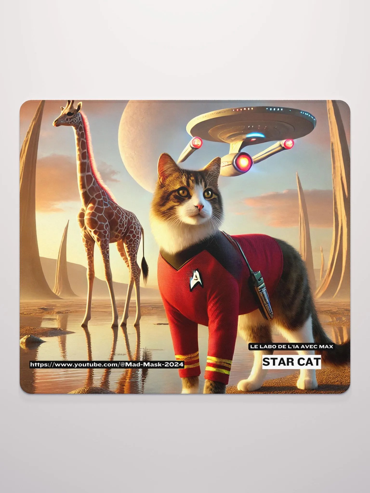 Mouse Pad Gaming Star Cat product image (2)