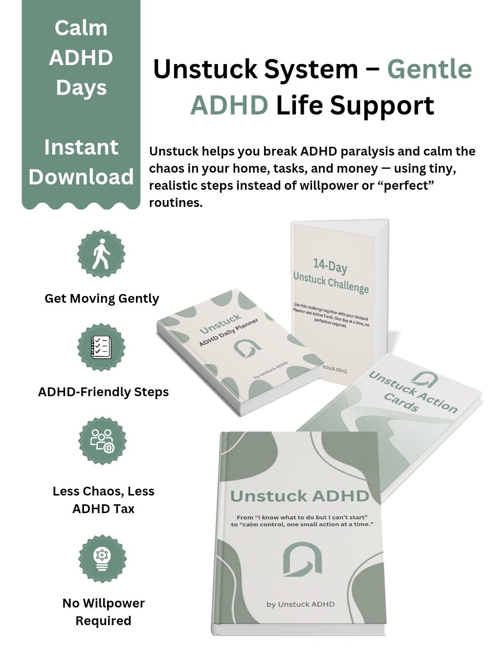 Unstuck ADHD System product image (1)
