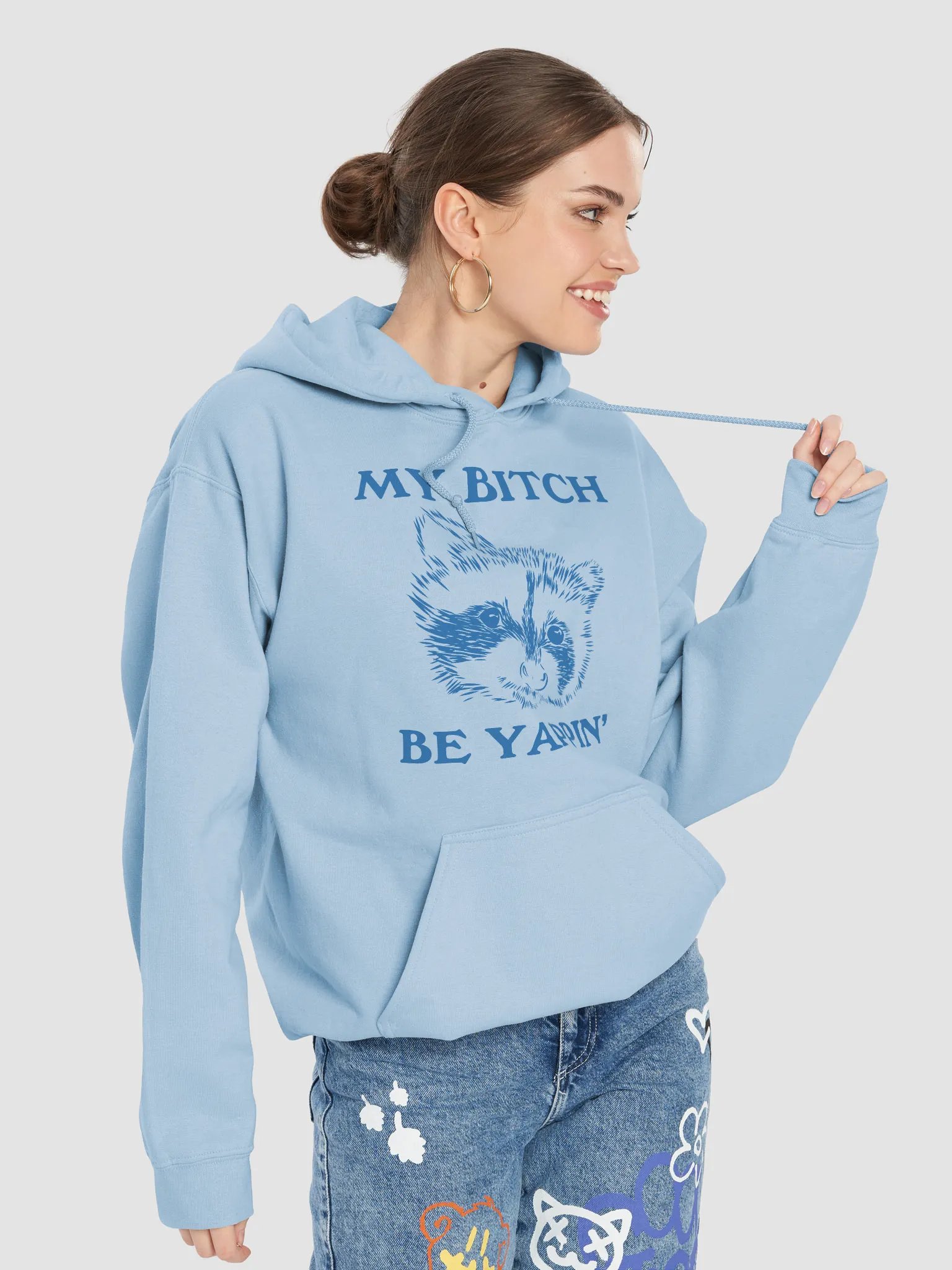 My bitch be yappin' Hoodie product image (7)