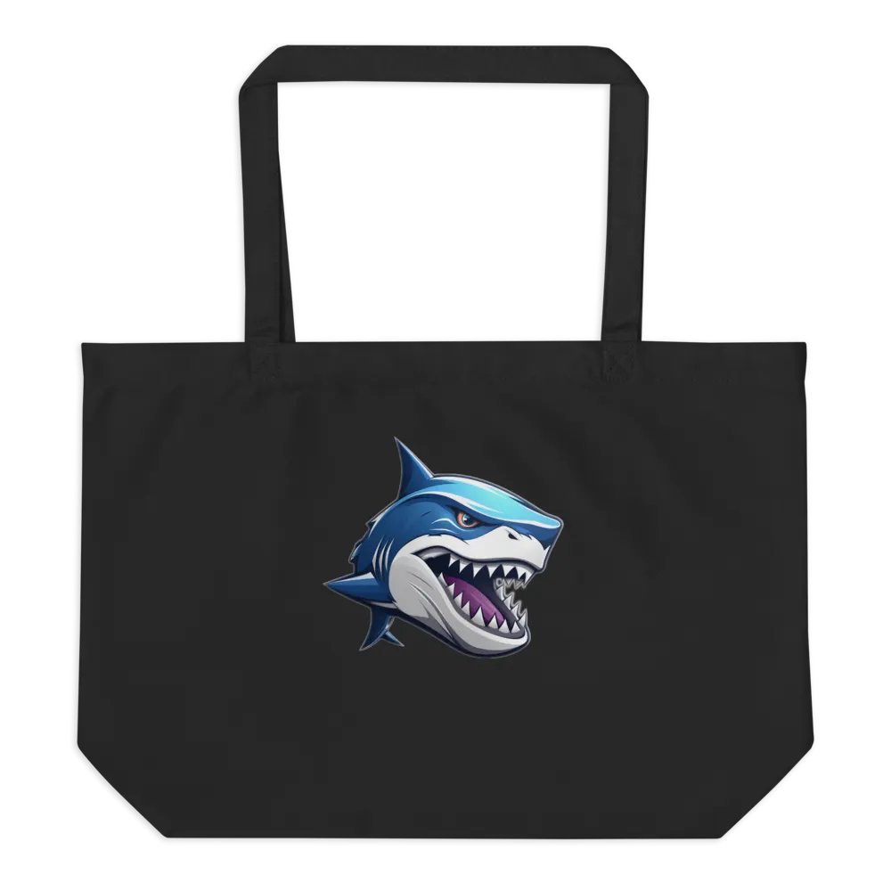 Fierce Shark Head Organic Tote product image (6)