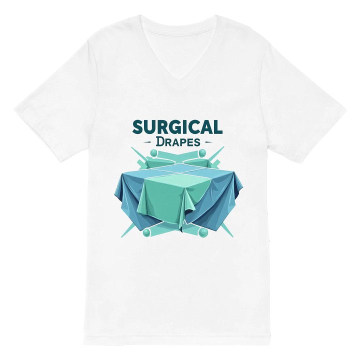 Sterile Teal Surgical Drapes Print Tee product image (6)