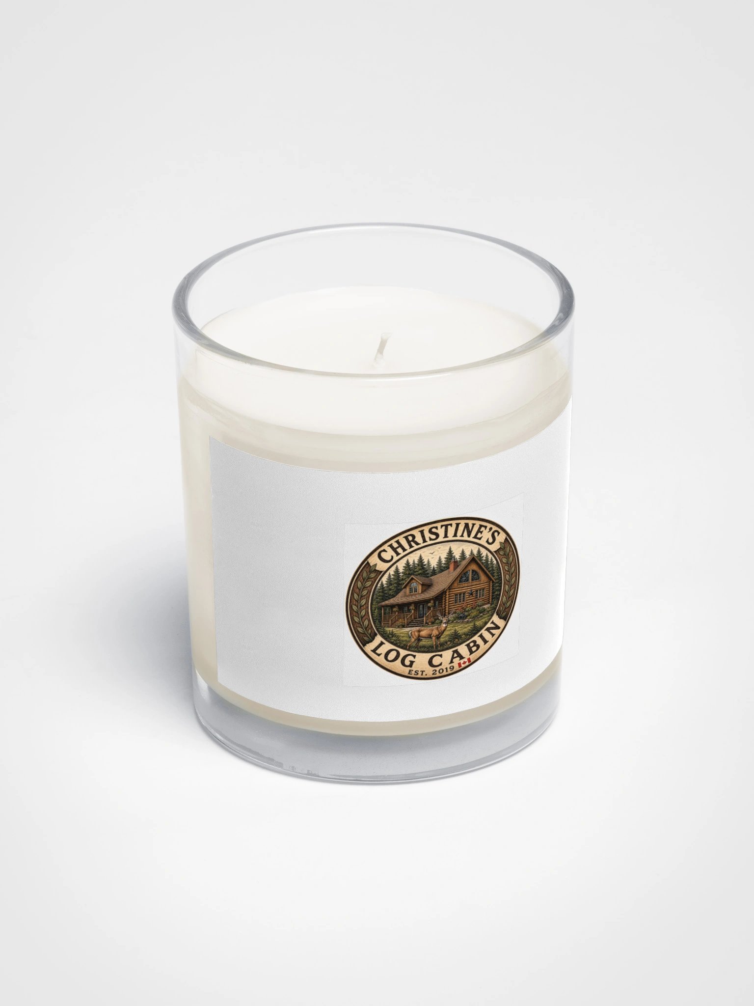 Christine's Log Cabin Soy Wax Candle | Cozy Woods product image (2)