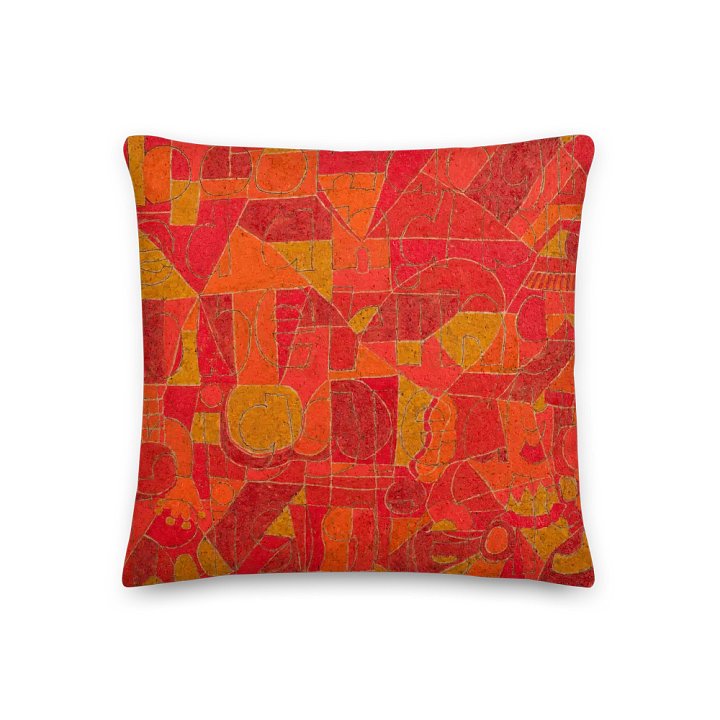 boondoggled and blabbering/higgedly piggledy Pillow (2-sided) product image (1)