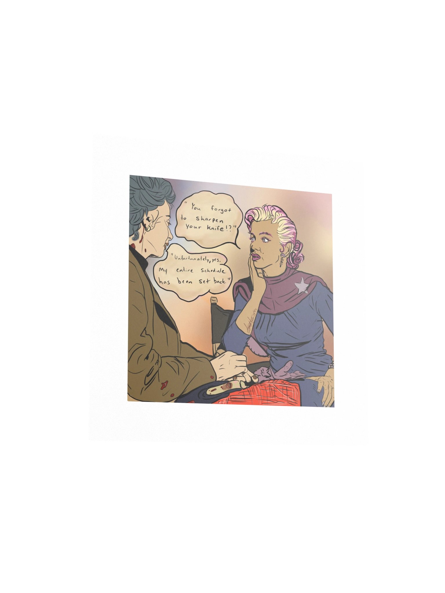 Just Running Errands — Lyn After Dark Art Print product image (7)
