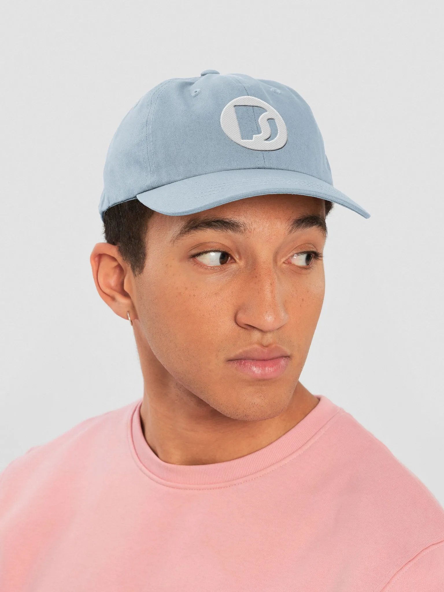 DS OG Logo Dad Cap White/Light Blue product image (6)