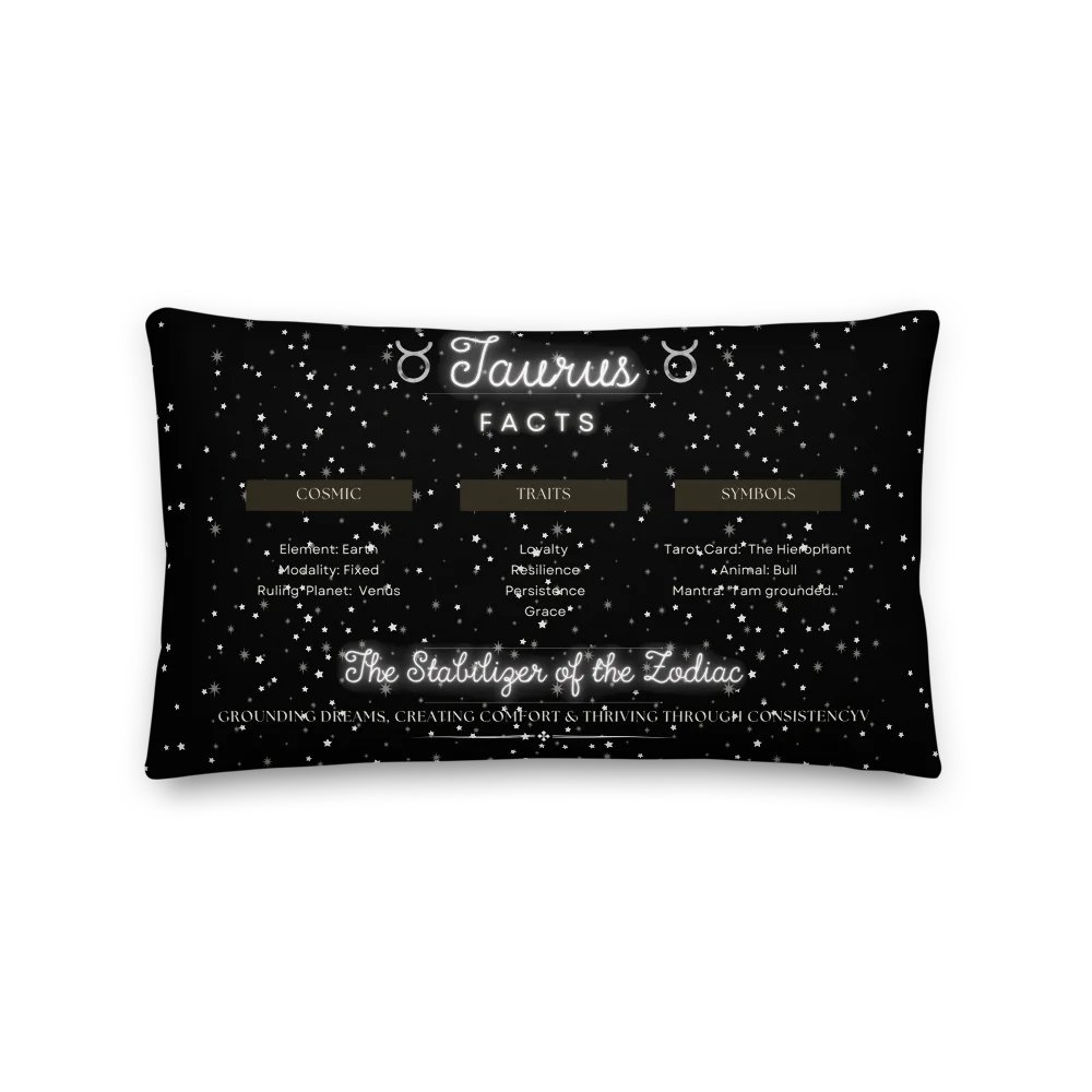 Taurus 2025, Attributes Table, Pillow product image (2)