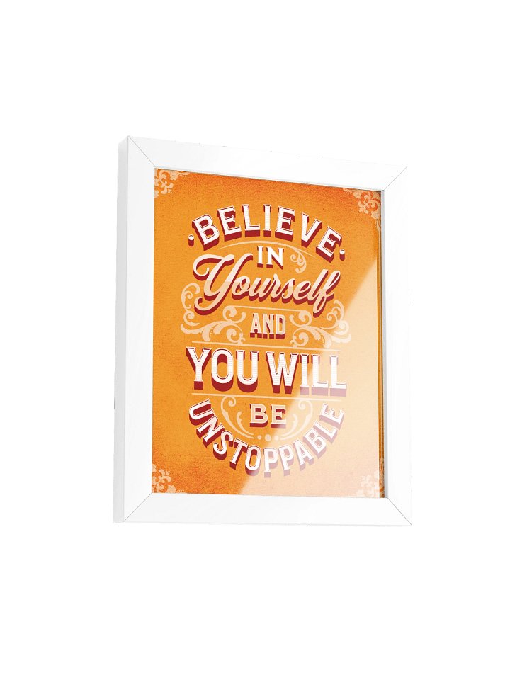 Unstoppable Motivation Framed Poster product image (2)