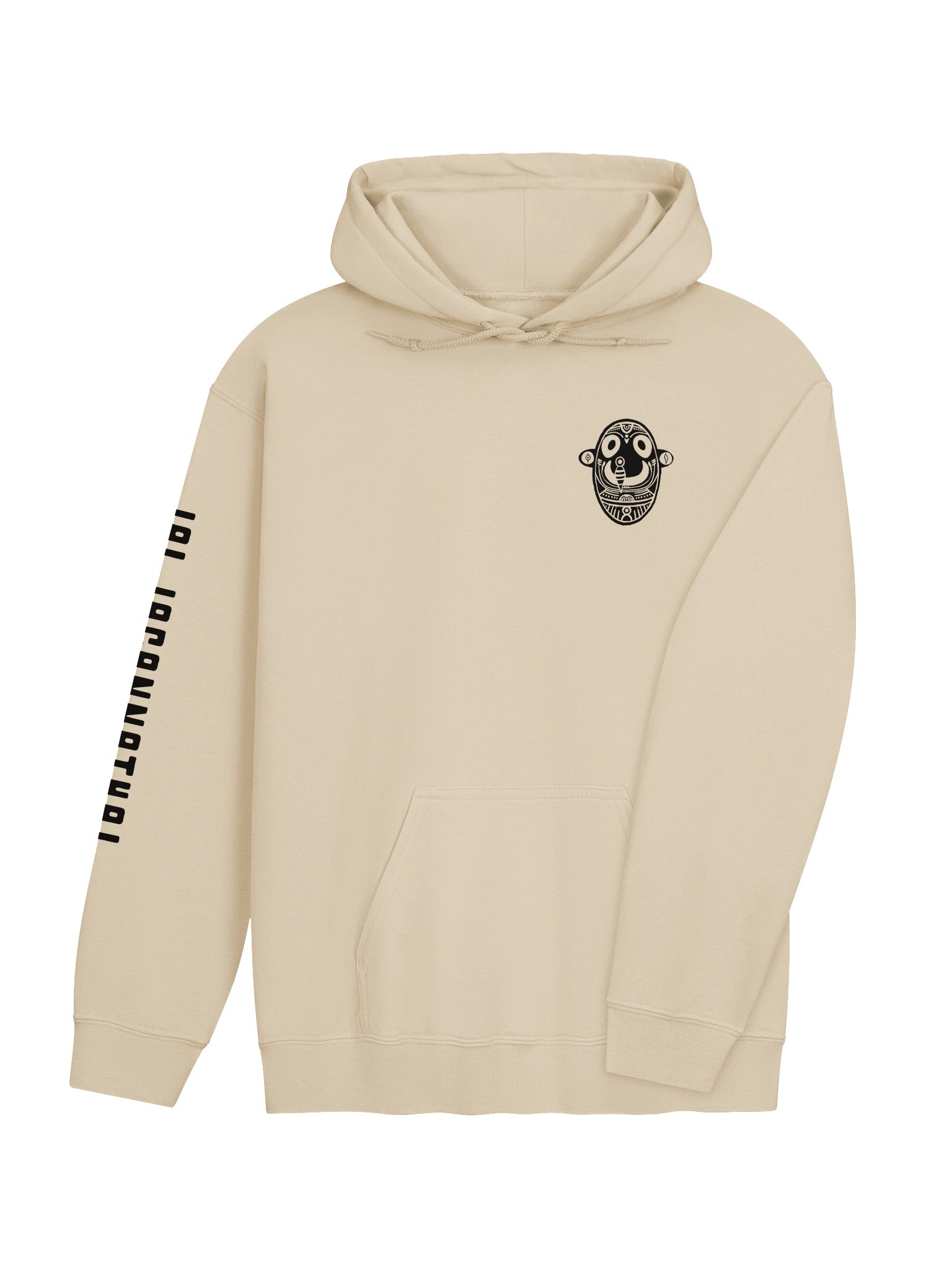 jagannatha hoodie - black artwork product image (4)