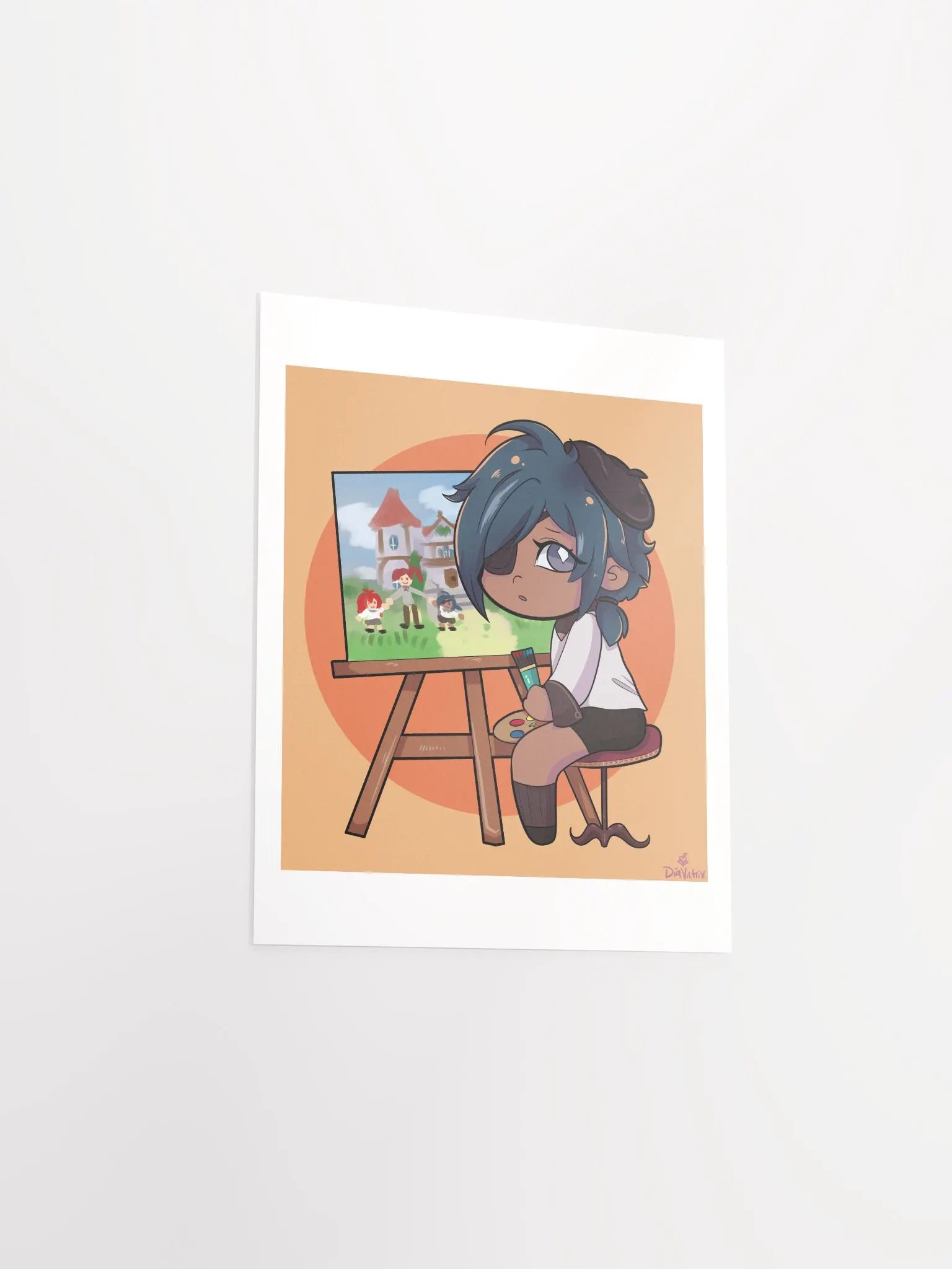 Painter Baby Kaeya Print (Genshin Impact) product image (8)