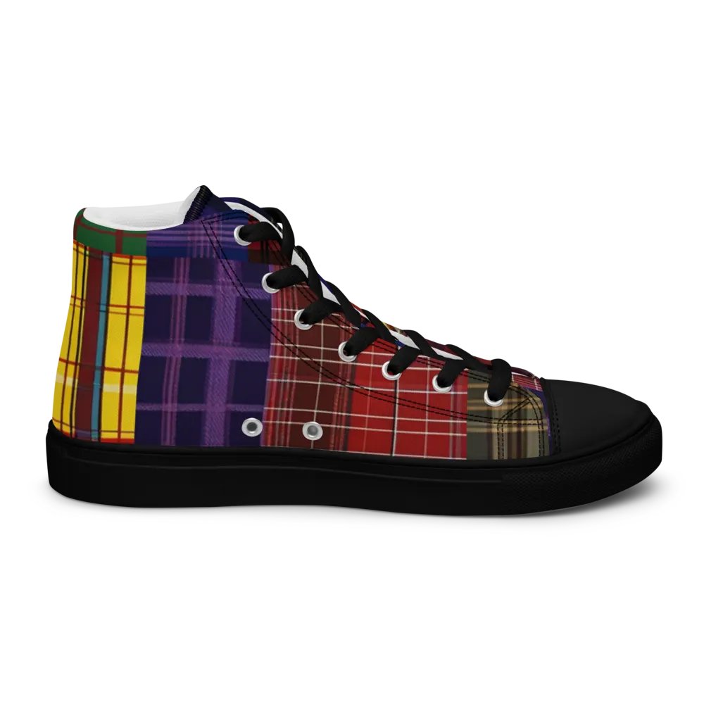 Mixed Tartan Shoes - Men's High Tops product image (12)